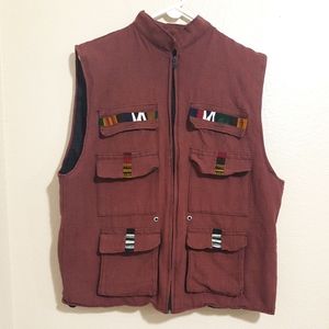 Tama Men's Size XXLarge Full Zip Vest 6 Pockets